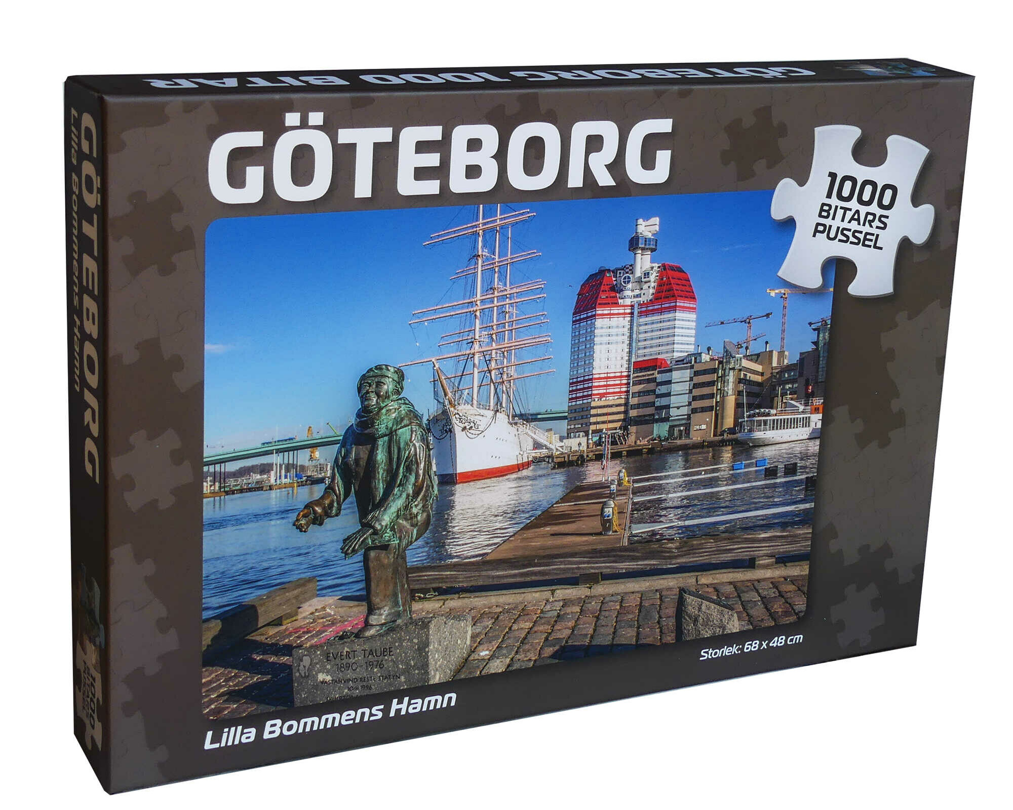 Pussel motiv Göteborg Lilla bommens hamn 1000 bitar Svenska pussel Produkt 4004