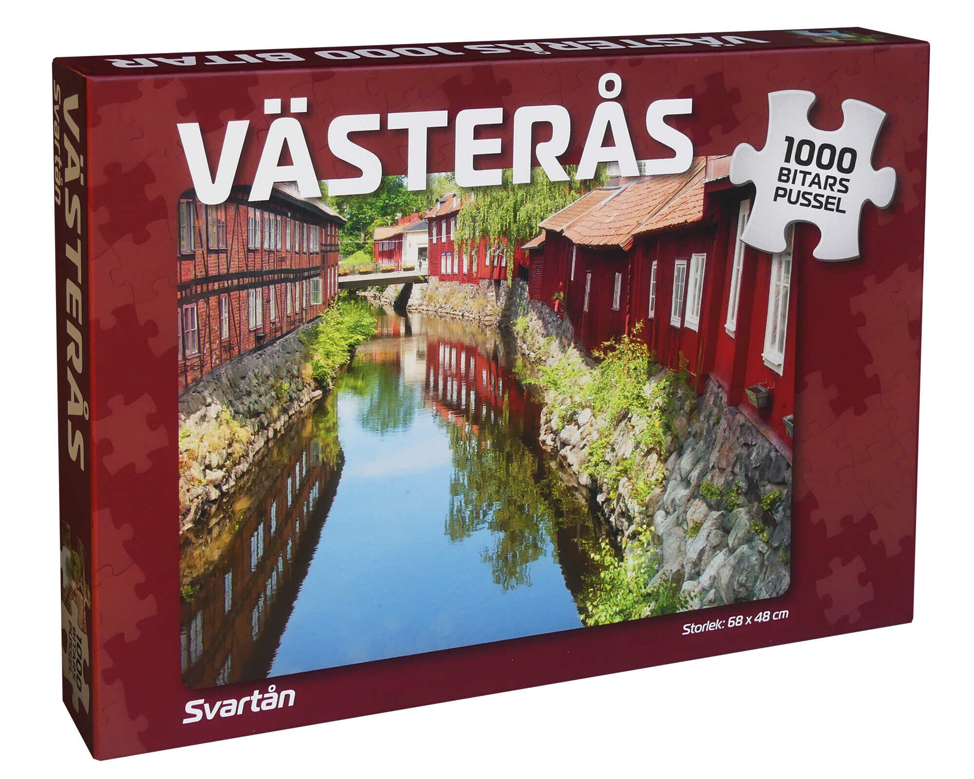 Pussel motiv Västerås Svartån 1000 bitar Svenska pussel Produkt 4035