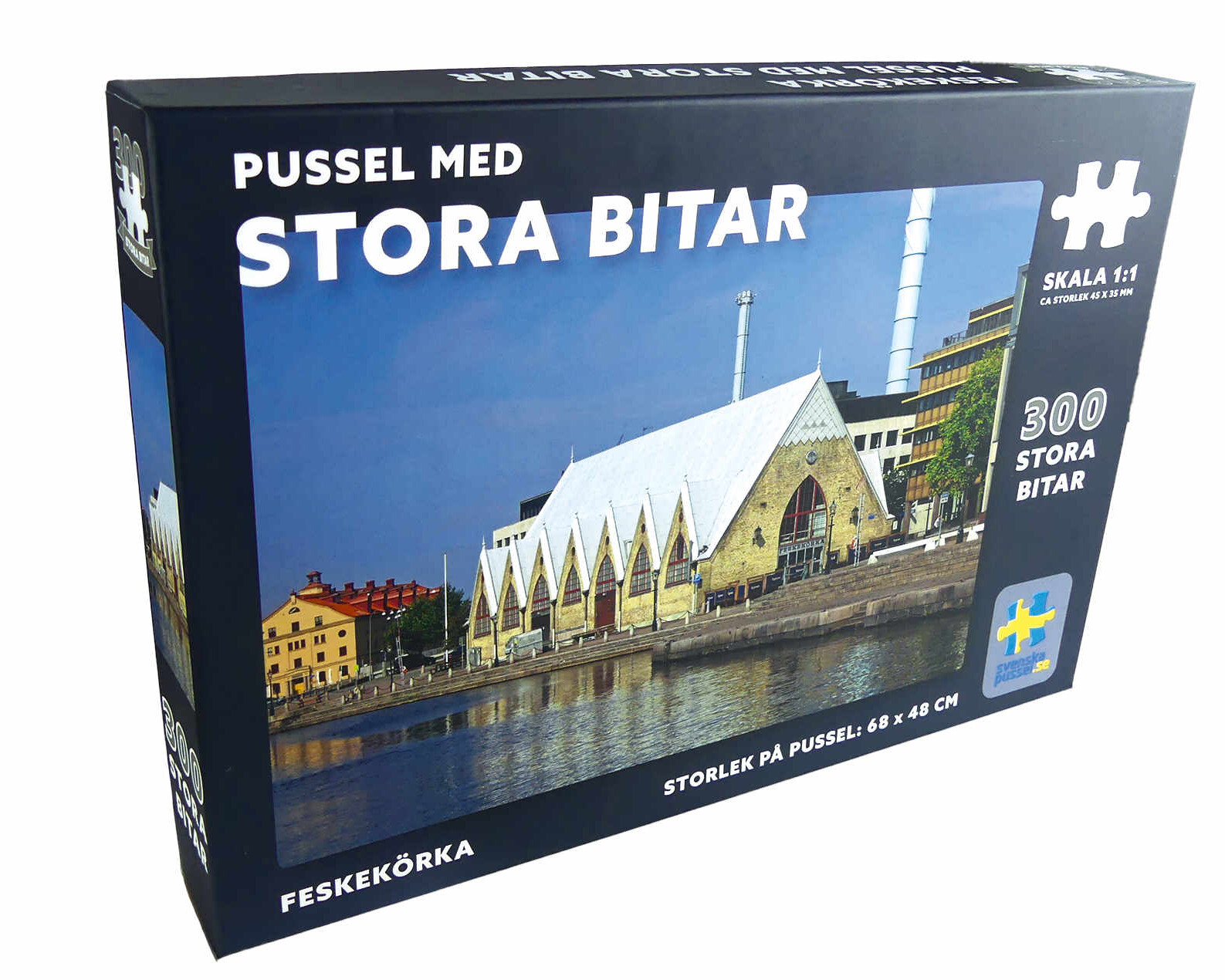 Pussel motiv Feskekörka 300 extra stora bitar Svenska pussel