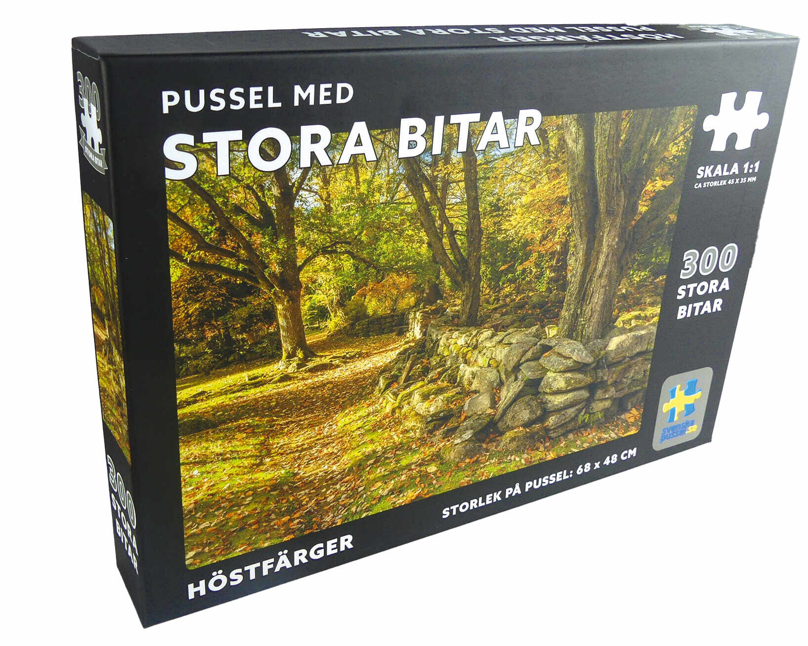 Pussel motiv Höstfärger 300 extra stora bitar Svenska pussel